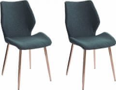 Danish Style Jedálenská stolička Stor (Súprava 2 ks), zelená