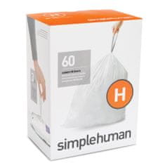 Simplehuman Vrecká do koša typ H (30 - 35 l) 60 ks