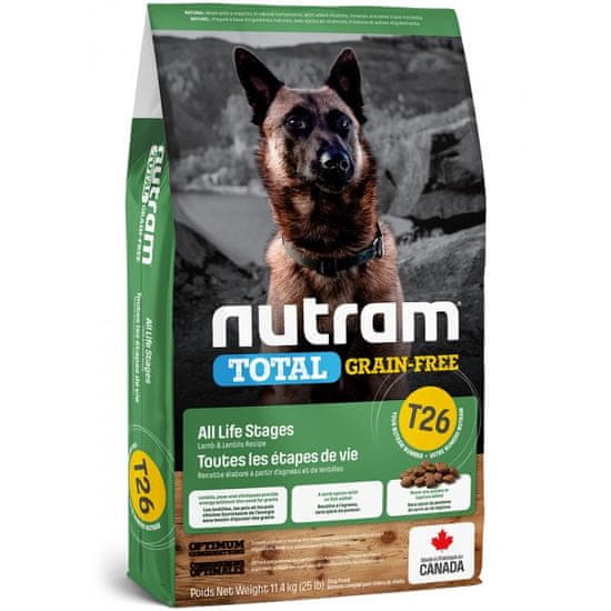 Nutram Total Grain Free Lamb, Legumes Dog 2 kg