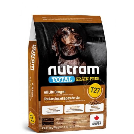 Nutram Total Grain Free Small Breed Turkey Dog 5,4 kg