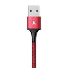 BASEUS Rapid 2in1 kábel USB - Lightning / Micro USB 3A 1.2m, červený