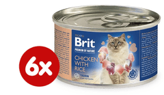 Brit Premium by Nature Chicken with Rice 6x200 g