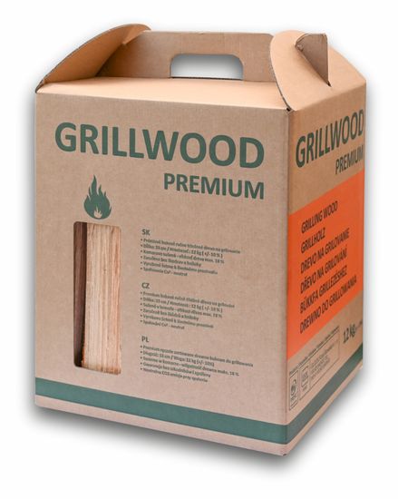 Drevo na grilovanie 12 kg Grillwood Premium