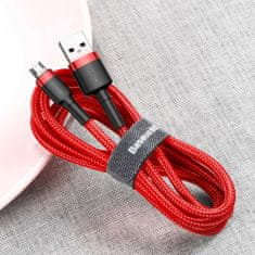BASEUS Cafule kábel USB / Micro USB QC 3.0 1.5A 2m, červený