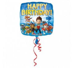Fóliový balónik Tlapková Patrola - Paw Patrol - narodeniny - Happy birthday - 43 cm