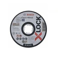 BOSCH Professional X-LOCK plochý rezací kotúč Expert for Inox + Metal systému 115×1×22,23 AS 60 T INOX BF (2608619263)