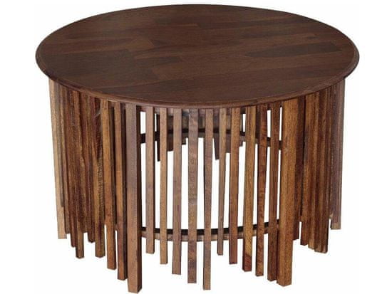 Danish Style Konferenčný stolík Rubi, 90 cm, hnedá