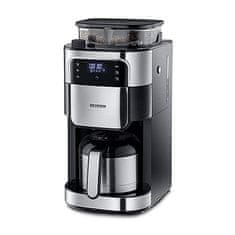 SEVERIN Prekapávač na kávu , KA 4814, prekvapkávač s mlynčekom, funkcia zvlhčovania zrniek kávy, 8 šálok, 1000 W