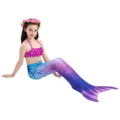 Master kostým a plavky - morská panna Siréna - 130 cm