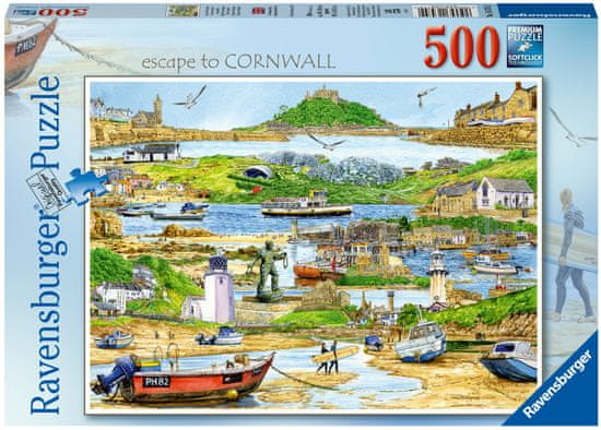 Ravensburger Puzzle 165742 Únik do Cornwallu 500 dielikov