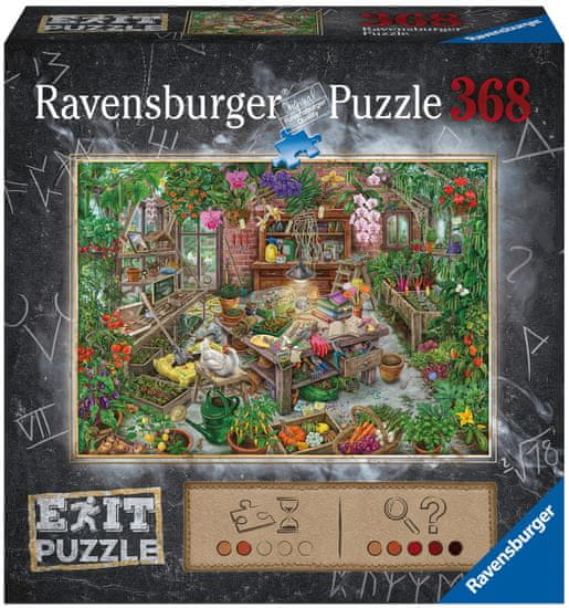 Ravensburger Puzzle 164837 Exit: Skleník 368 dielikov