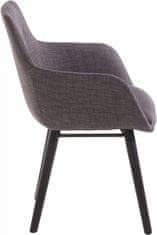 Danish Style Jedálenská stolička Buck (Súprava 2 ks), sivá