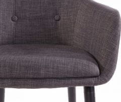 Danish Style Jedálenská stolička Buck (Súprava 2 ks), sivá