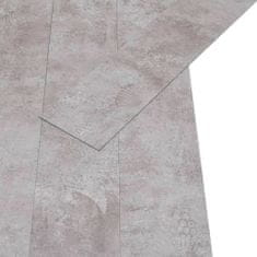 Vidaxl Samolepiace podlahové dosky z PVC 5,21 m2 2 mm zemitá sivá