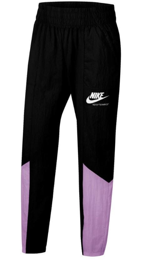 Nike dievčenské nohavice Sportswear Heritage XS čierna