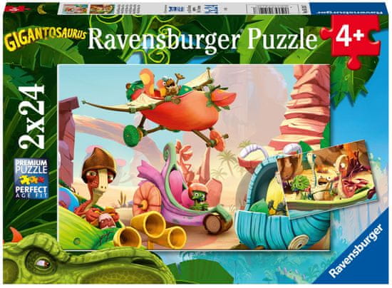 Ravensburger Puzzle 051267 Gigantosaurus 2x24 dielikov