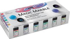 KREUL Sada mramorovacie farba "Magic Marble" metalická 6 x 20 ml, Hobby Line