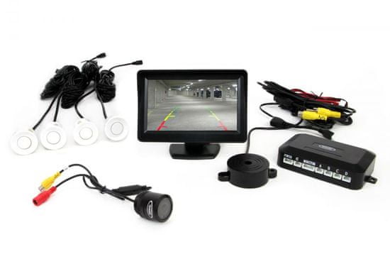 Vertex 4-senzorové parkovacie senzory s kamerou a LCD monitorom