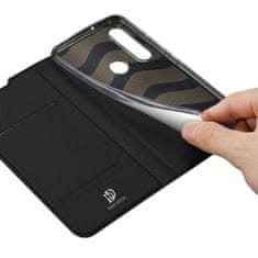 Dux Ducis Skin Pro knižkové kožené puzdro na Huawei P40 Lite E, čierne