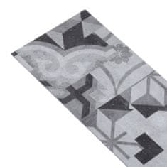 Vidaxl Samolepiace podlahové dosky z PVC 5,21 m2 2 mm sivý vzor