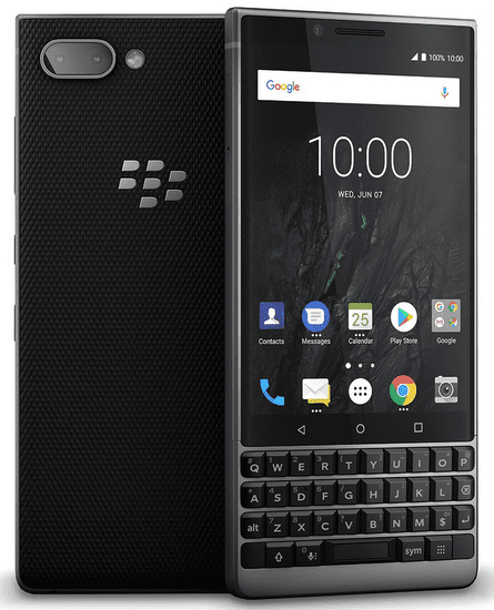 BlackBerry KEY2 Athena Single SIM, 6GB/64GB, Silver