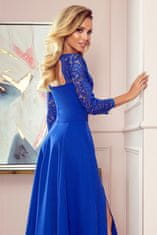 Numoco Dámske spoločenské šaty Amber kráľovsky modrá XXL