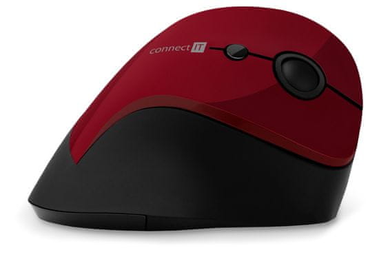 Connect IT FOR HEALTH ergonomická vertikálna myš, červená (CMO-2700-RD)