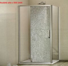 H K Sprchové dvere SAFE D2 120 FROST dvojkrídlové 116 – 120x195 cm