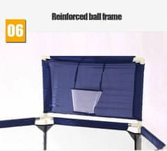 Tavalax Turistické postieľky/cestovná prenosná detská posteľ, modrý košík