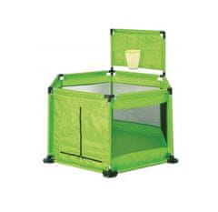 Tavalax Turistické postieľky/cestovná prenosná detská posteľ, zelený košík