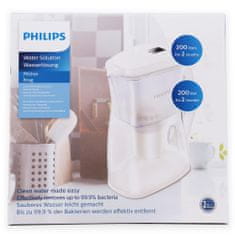 Philips Filtračná kanvica AWP2970/10, digitálnym časovačom, biela