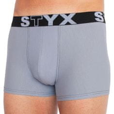 Styx Pánske boxerky športová guma svetlo sivé (G1067) - veľkosť L