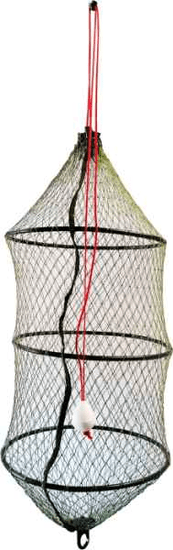 Sports Rybárska sieťka na prechovávanie rýb - 95cm, šírka 35cm, 3 kruhy