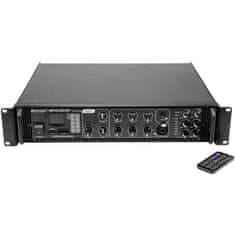 Omnitronic MPVZ-120.6P, 100V 6-zónový mixážny zosilňovač, 120W, MP3