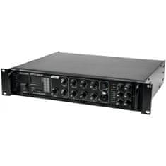 Omnitronic MPVZ-180.6P, 100V 6-zónový mixážny zosilňovač, 180W, MP3