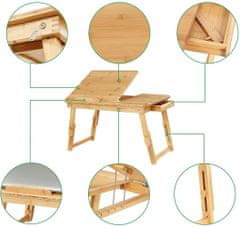 Artenat Kancelársky stôl Victor, bambus