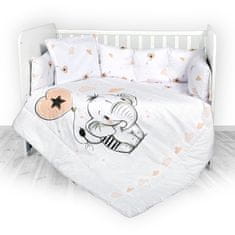 Lorelli Detská posteľná súprava LILY ANTIDUST 120x60 ELEPHANT MITE