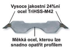 Barke Otočný nôž Tersa dĺžka 630 mm, materiál TriHSS-M42 TersoTri (105040630)
