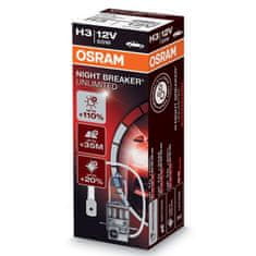 Osram Osram Night Breaker Unlimited H3 PK22s 12V 55W