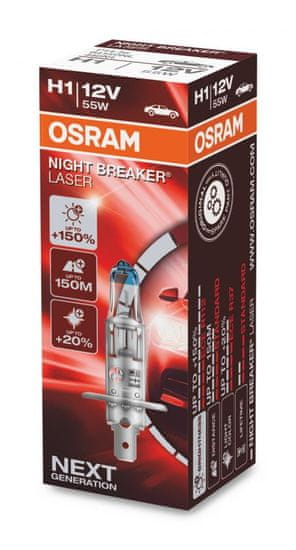 Osram H1 OSRAM Night Breaker Laser +150% 1ks