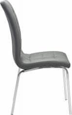 Danish Style Jedálenská stolička Anina (Súprava 2 ks), sivá