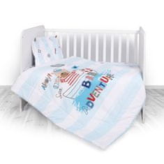 Lorelli 4 dielne detské posteľné obliečky RANFORCE ADVENTURE