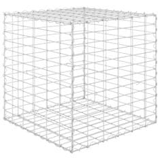 Vidaxl Gabiónový vyvýšený záhon kocka 60x60x60 cm oceľový drôt