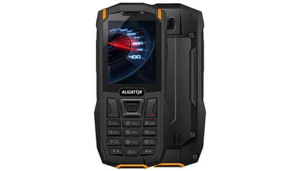 Aligator K50 eXtremo, odolný telefón, vodeodolný, prachuvzdorný, odolný proti nárazu a pádu, GPS, LED svietidlo