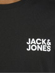 Jack&Jones Pánske tričko JJECORP Slim Fit 12151955 Black (Veľkosť M)