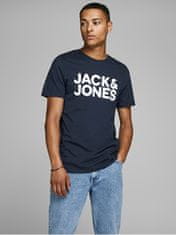 Jack&Jones Pánske tričko JJECORP 12151955 Navy Blazer Slim (Veľkosť L)