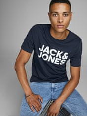 Jack&Jones Pánske tričko JJECORP 12151955 Navy Blazer Slim (Veľkosť M)