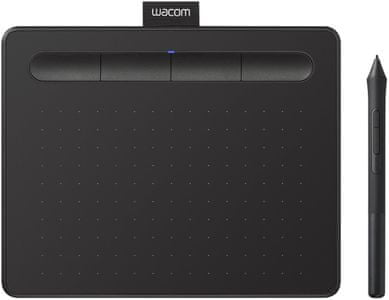 Wacom Intuos S Bluetooth, čierny (CTL-4100WLK) 2540 LPI 4 096 úrovní prítlaku stylus 2 tlačidlá