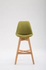 BHM Germany Barová stolička Cane (SET 2 ks), zelená