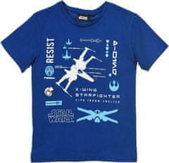 Sun City Dětské tričko Star Wars X-Wing modré bavlna vel. 4 roky Velikost: 104 (4 roky)